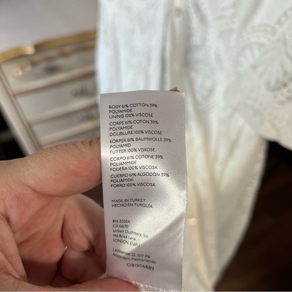 Maeve Anthropologie Eyelet Midi Dress Size 14 - Picture 6 of 15